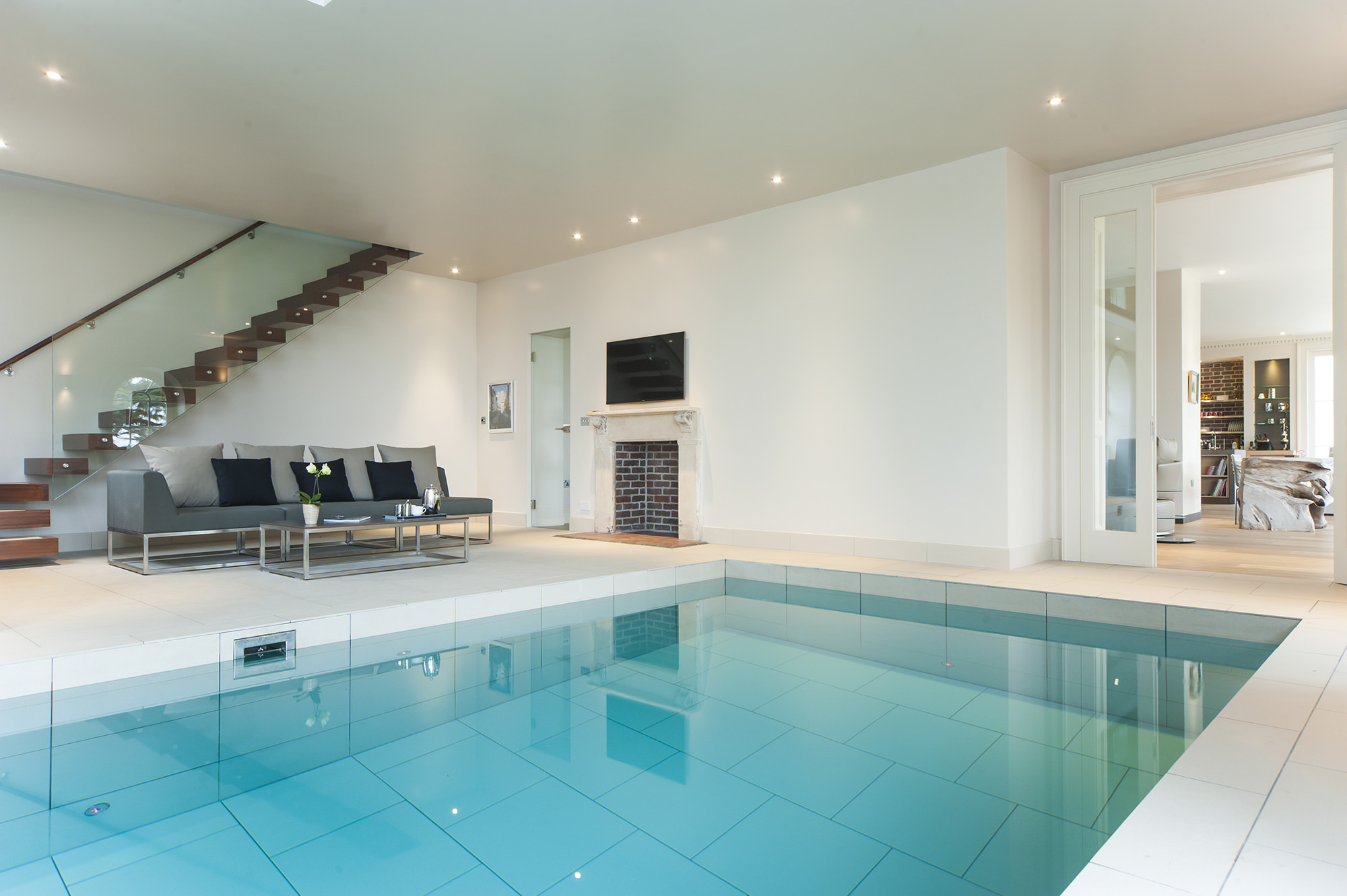Hidden Swimming Pool with Movable Hydraulic Floor | Aqua ...