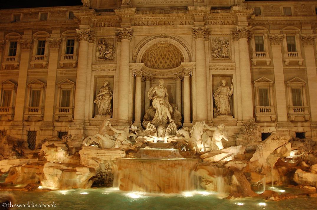 Design of the Trevi Fountain, Rome