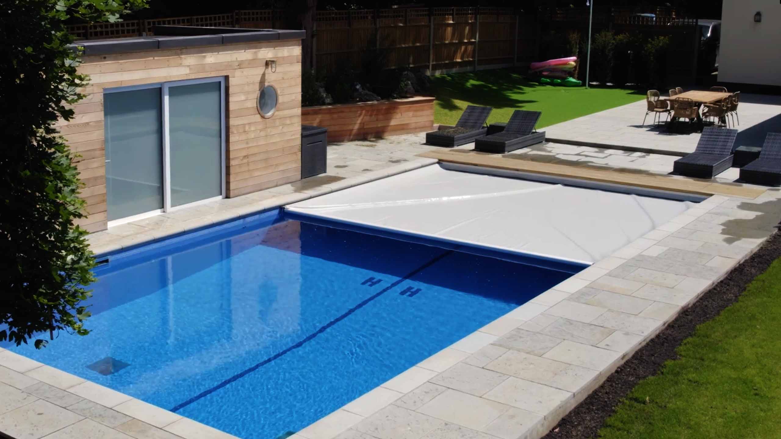 Luxury Slatted Pool Covers for One Piece Pools | Aqua Platinum Projects