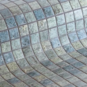 Mosaic Titles for One Piece Pools - Zen Bali Stone | Aqua Platinum Projects