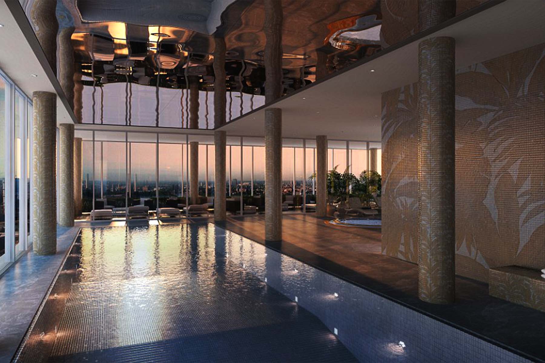 Versace Towers - Indoor Pool & Spa | Aqua Platinum Projects