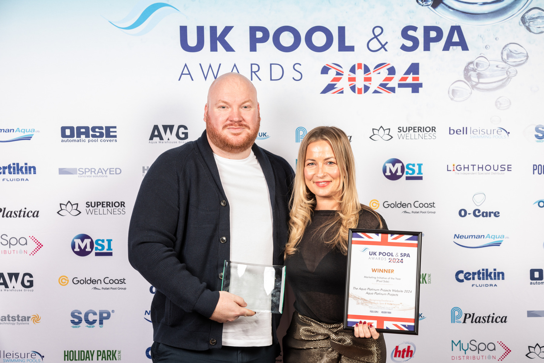 UK Pool & Spa Award - Marketing Initiative of The Year 2024 | Aqua Platinum